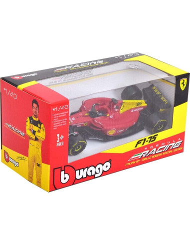 Coche Diecast F1-75 Charles Leclerc 1/43 Bburago 36832CLMZ