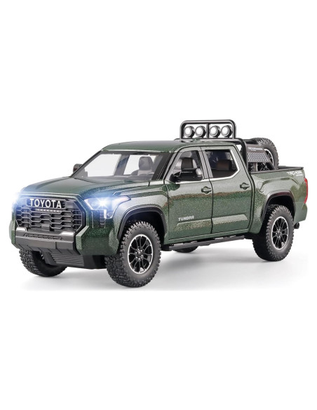 Camión de Juguete Tundra Verde 1/24 con Luz y Sonido Camión de Juguete Tundra Verde 1/24 con Luz y Sonido