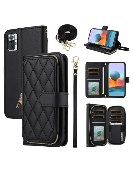 Funda billetera Furiet para Xiaomi Redmi Note 10 Pro Negra Funda billetera Furiet para Xiaomi Redmi Note 10 Pro Negra