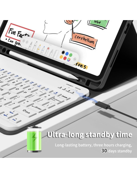 Funda de teclado Bluetooth GKABXY para iPad Pro 11" 2018-2022 Funda de teclado Bluetooth GKABXY para iPad Pro 11" 2018-2022