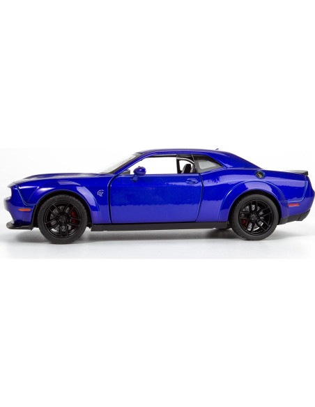 Modelo Diecast 1/24 Dodge Challenger SRT Hellcat Azul Motormax Modelo Diecast 1/24 Dodge Challenger SRT Hellcat Azul Motormax