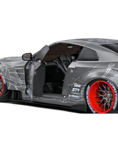 Coche Coleccionable Solido 1:18 Nissan GT-R R35 Liberty Walk 2020