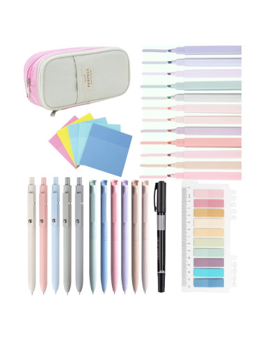 Kit de Suministros Escolares PartyGalore 31 Piezas Estéticas