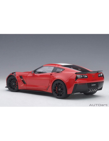 AUTOart Miniatura Chevrolet Corvette C7 Grand Sport 2017 1:18 Rojo
