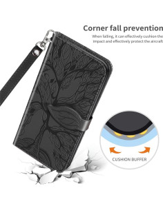 Funda de cuero plegable COTDINFOR para Samsung Galaxy A03S 2