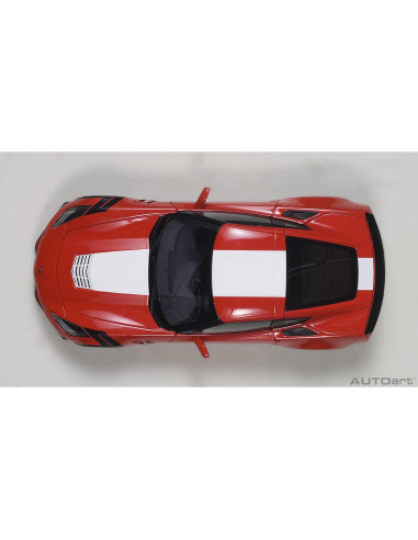 AUTOart Miniatura Chevrolet Corvette C7 Grand Sport 2017 1:18 Rojo