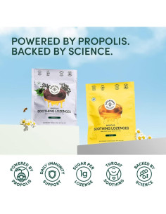 Caramelos para la tos Beekeeper's Naturals 42 unidades Miel Menta Saúco 2