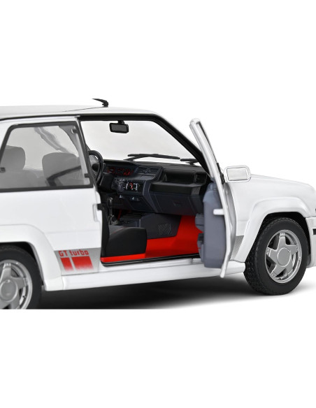 Coche Coleccionable Solido 1:18 Renault 5 GT Turbo 1989 Blanco Coche Coleccionable Solido 1:18 Renault 5 GT Turbo 1989 Blanco