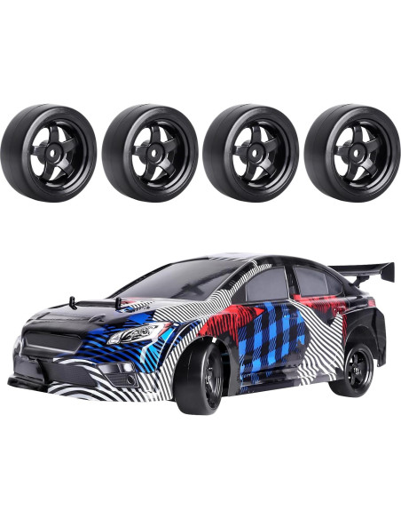 Neumáticos de Drift RC HobbyPark 1/10 Plástico Duro - Juego de 4 Neumáticos de Drift RC HobbyPark 1/10 Plástico Duro - Juego de 4
