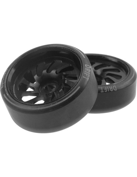 4 Ruedas de Drift RC 1/28 ShareGoo con Neumáticos Plásticos 4 Ruedas de Drift RC 1/28 ShareGoo con Neumáticos Plásticos