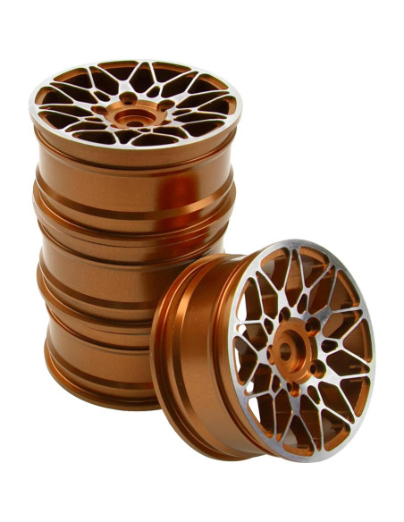 Llantas de Metal RC 1/10 ShareGoo 52mm 26mm Dorado Llantas de Metal RC 1/10 ShareGoo 52mm 26mm Dorado