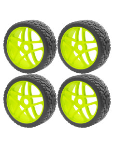 Neumáticos de Goma 104mm ShareGoo para Buggy RC 1/8 Verde