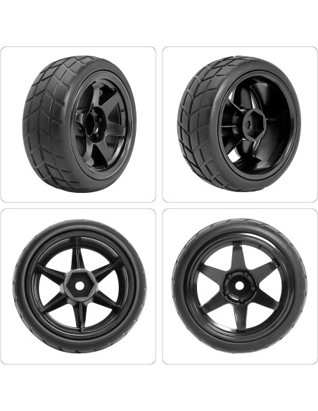 Ruedas y Neumáticos RC Drift 1/10 RCStation 4PCS 65.8mm Ruedas y Neumáticos RC Drift 1/10 RCStation 4PCS 65.8mm