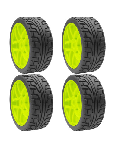 Neumáticos de Goma 104mm ShareGoo para Buggy RC 1/8 Verde