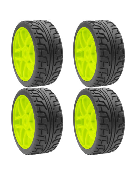 Neumáticos de Goma 104mm ShareGoo para Buggy RC 1/8 Verde Neumáticos de Goma 104mm ShareGoo para Buggy RC 1/8 Verde