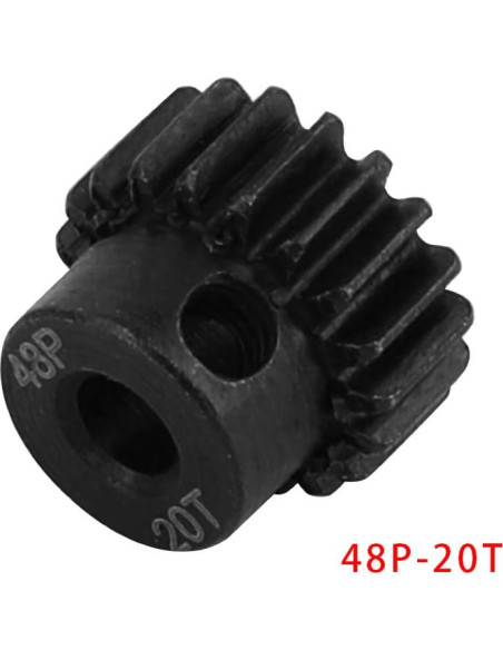Engranaje Piñón de Acero Pothyes 48P 3.175mm 14T-23T para RC Engranaje Piñón de Acero Pothyes 48P 3.175mm 14T-23T para RC