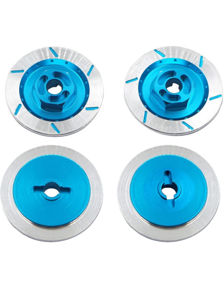 4 Piezas Disco de Freno Decorativo Aluminio 12mm ShareGoo Azul 4 Piezas Disco de Freno Decorativo Aluminio 12mm ShareGoo Azul
