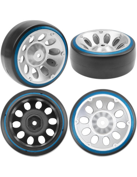 Neumáticos de Drift RC 1/10 HIRCQOO 4 Piezas 65mm Neumáticos de Drift RC 1/10 HIRCQOO 4 Piezas 65mm