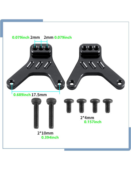 Montaje de Amortiguador Trasero Zolikar para Kyosho Mini Z 4x4 Montaje de Amortiguador Trasero Zolikar para Kyosho Mini Z 4x4