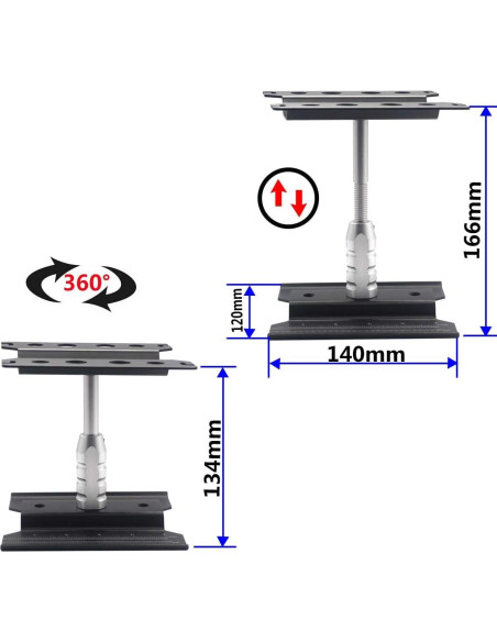 Banco de Trabajo RC Vgoohobby Aluminio 140x120mm Ajustable Banco de Trabajo RC Vgoohobby Aluminio 140x120mm Ajustable