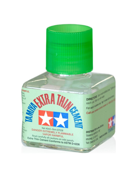 Cemento Extra Fino Tamiya 87038 40ml para Modelismo Cemento Extra Fino Tamiya 87038 40ml para Modelismo