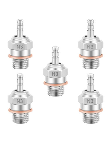 Enchufes de Encendido N3 GLOBACT para Motores Nitro - 5 Pcs