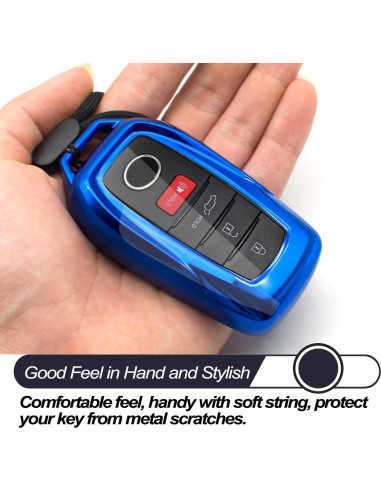 Funda de Llave TPU Azul MECHCOS para Toyota 6 Botones