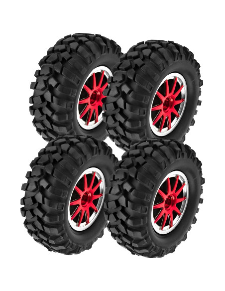 Neumáticos Off-Road 1/10 HIRCQOO 96mm con Llantas 10 Radios Neumáticos Off-Road 1/10 HIRCQOO 96mm con Llantas 10 Radios