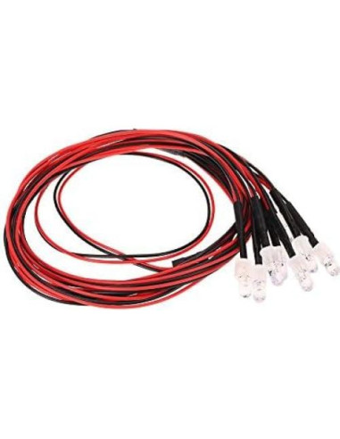 Kit de Luces LED 8Pcs GLOBACT para Coches RC 1/10 1/8