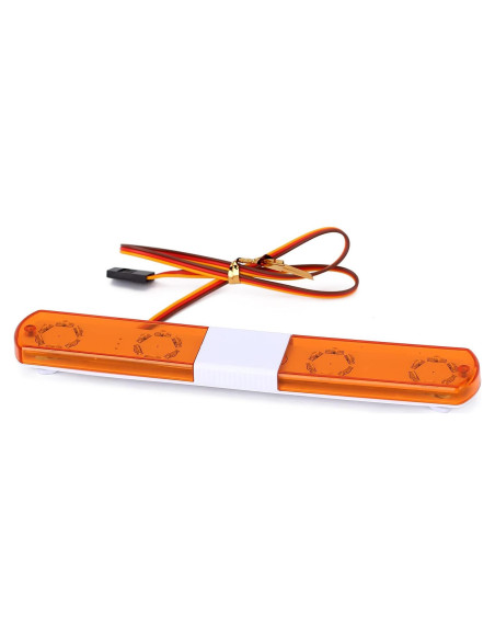 Barra de Luz Flash LED de Policía LAFEINA 14.5cm Naranja Barra de Luz Flash LED de Policía LAFEINA 14.5cm Naranja