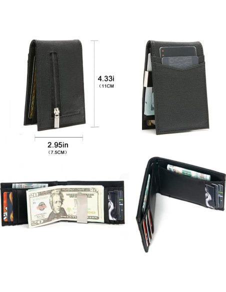 Billetera Antipérdida para Hombres con GPS - Negro-3 Billetera Antipérdida para Hombres con GPS - Negro-3