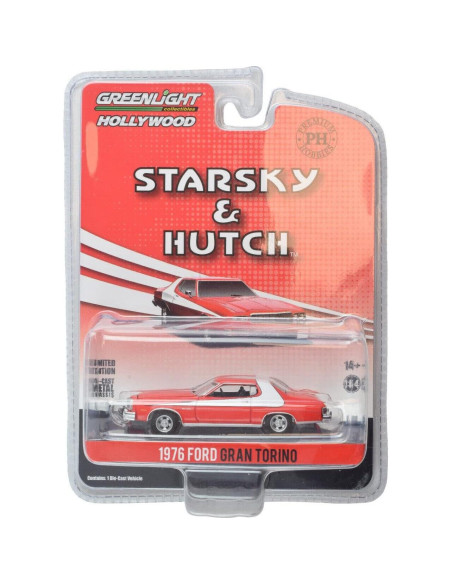 Coche Diecast 1:64 PH Premium Hobbies Ford Torino 1976 Rojo Coche Diecast 1:64 PH Premium Hobbies Ford Torino 1976 Rojo