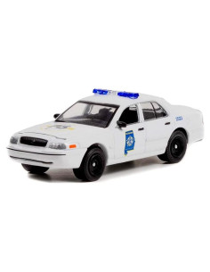 Modelo Diecast 1:64 Greenlight Crown Victoria 2008 Policía