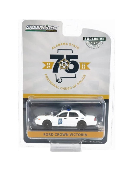 Modelo Diecast 1:64 Greenlight Crown Victoria 2008 Policía Modelo Diecast 1:64 Greenlight Crown Victoria 2008 Policía