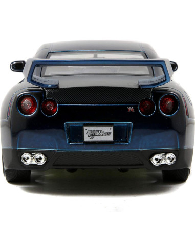 Auto Diecast Jada Toys Nissan GT-R Azul 1:24 Coleccionable