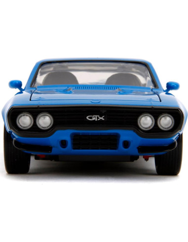 Auto de Colección Jada Toys 1972 Plymouth GTX 1:24 Azul