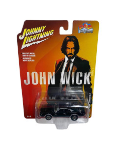 Auto a Escala 1:64 Johnny Lightning 1968 Dodge Charger RT John Wick