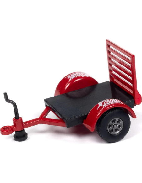 Coche Diecast 1979 Scout II Johnny Lightning con Remolque Coche Diecast 1979 Scout II Johnny Lightning con Remolque