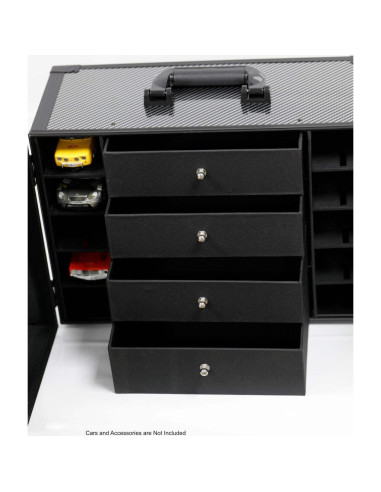 Caja de Pit PowerHobby para coches de slot 1/32 con 4 cajones