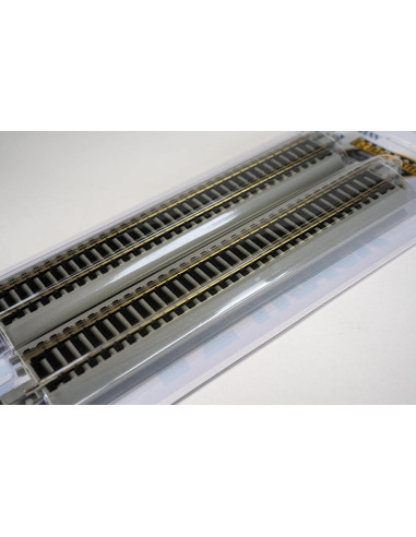 Pista Recta E-Z Track Bachmann 91.44 cm Riel Níquel HO