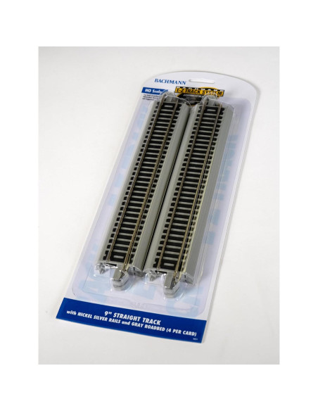 Pista Recta E-Z Track Bachmann 91.44 cm Riel Níquel HO Pista Recta E-Z Track Bachmann 91.44 cm Riel Níquel HO