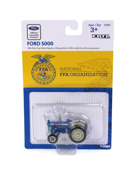 Tractor ERTL 1/64 Ford 5000 con Logo FFA - Juguete Coleccionable Tractor ERTL 1/64 Ford 5000 con Logo FFA - Juguete Coleccionable