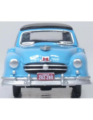 Modelo Coche Diecast 1950 Rambler Custom Landau Azul 1/87