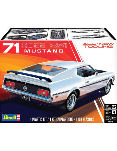 Kit de Modelo Ford Mustang Boss 351 1971 Revell 1:25