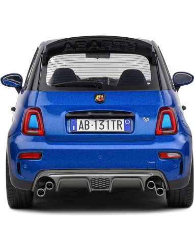 Modelo a Escala 1:18 Solido Fiat 695 Abarth Rally Azul 2022