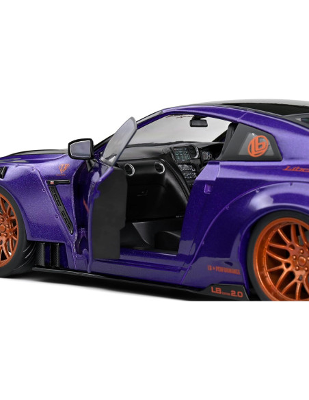 Coche Miniatura Solido 1:18 Nissan GT-R R35 Liberty Walk 2022 Coche Miniatura Solido 1:18 Nissan GT-R R35 Liberty Walk 2022
