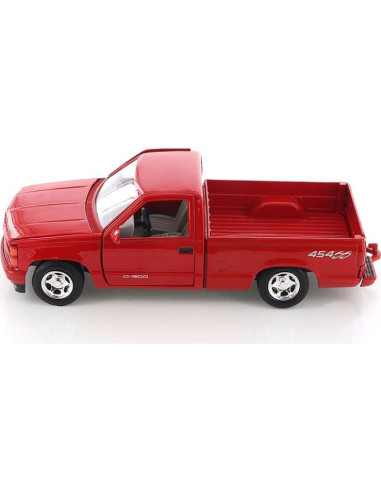 Camioneta Diecast Chevrolet 454SS 1992 Motormax Roja 1/24