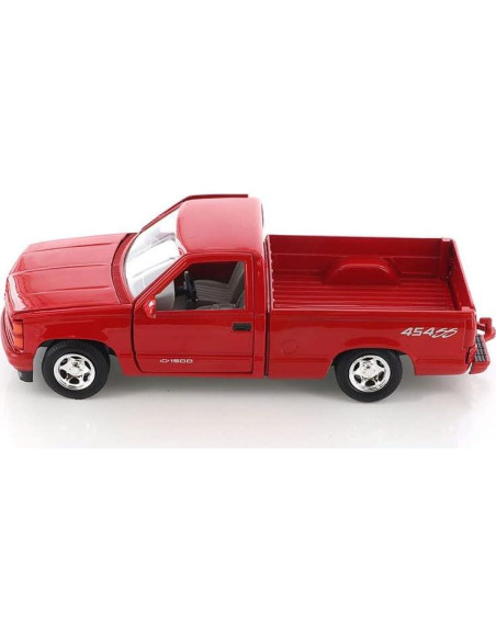 Camioneta Diecast Chevrolet 454SS 1992 Motormax Roja 1/24 Camioneta Diecast Chevrolet 454SS 1992 Motormax Roja 1/24