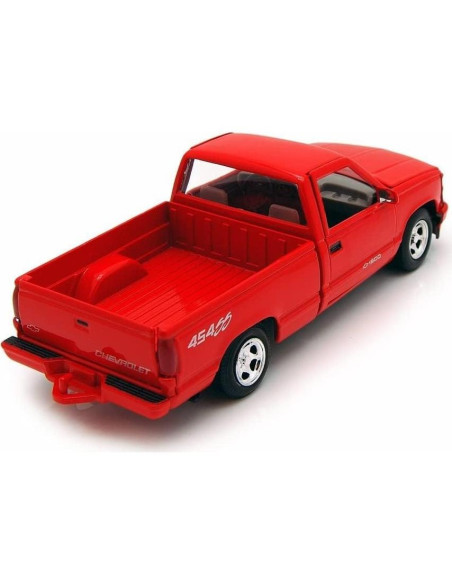Camioneta Diecast Chevrolet 454SS 1992 Motormax Roja 1/24 Camioneta Diecast Chevrolet 454SS 1992 Motormax Roja 1/24