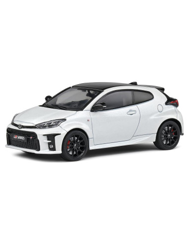 Modelo a Escala 1/43 Yaris GR 2020 1.6L Turbo Blanco Solido